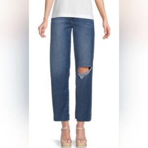 Joe's Jeans Pollera Raw Hem Boyfriend Denim Flawless Jeans Size 26/4  $168 NWT